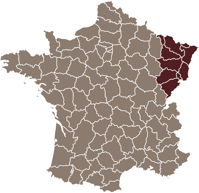 carte des départements